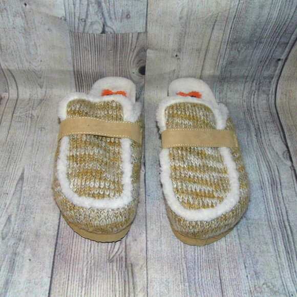 ROCKET DOG Artic Clog Tan/Faux Fur Slip On Clogs Womens Size 8 - Picture 4 of 7